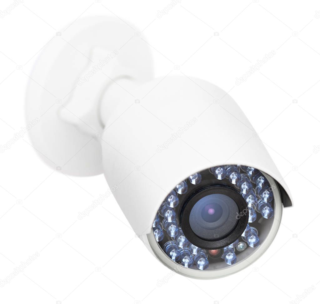 Telecamera bullet di videosorveglianza da esterno con infrarossi