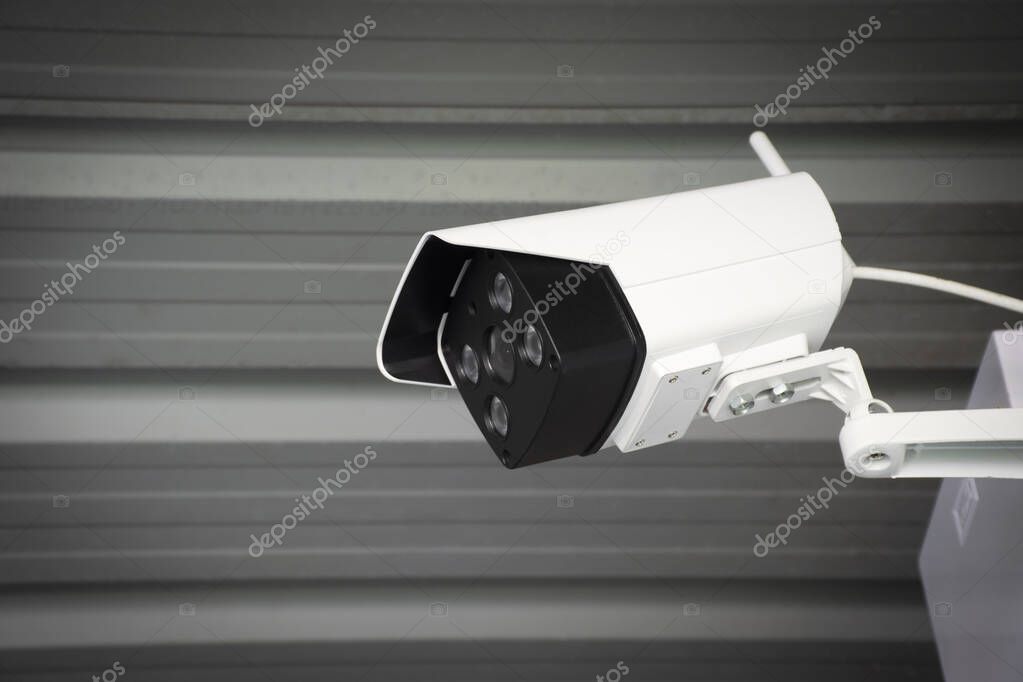 Telecamere di videosorveglianza installate in un negozio
